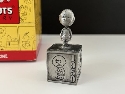 画像2: HALLMARK チャーリーブラウン 箱付き PEANUTS GALLERY 2000年 pewter フィギュア オールド USA ヴィンテージ スヌーピー