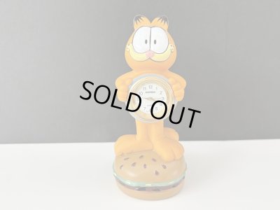画像1: ガーフィールド 置時計 ヴィンテージ USA Garfield 