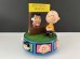 画像5: 1998年 Flambro ヴィンテージ チャーリーブラウン ルーシー オルゴール MUSIC BOX SNOOPY PEANUTS スヌーピー