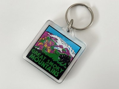 画像1: ヴィンテージ souvenir GREAT SMOKY MOUNTAINS スーベニア キーホルダー USA 