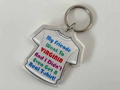 画像1: ヴィンテージ souvenir Virginia バージニア スーベニア キーホルダー USA 