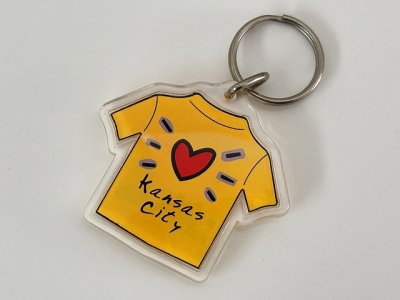 画像1: ヴィンテージ souvenir Kansas City スーベニア キーホルダー USA 