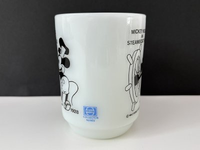 画像2: ファイヤーキング ミッキーマウス スチームボート 蒸気船ウィリー ディズニー ペプシ・コレクターシリーズ PEPSI 9オンスマグ Fire-king ヴィンテージ