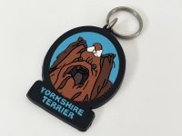ヴィンテージ ドッグ 犬 ヨークシャーテリア キーホルダー USA 