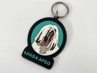 ヴィンテージ ドッグ 犬 ラサアプソ キーホルダー USA 