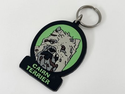 画像1: ヴィンテージ ドッグ 犬 ケアーンテリア キーホルダー USA 