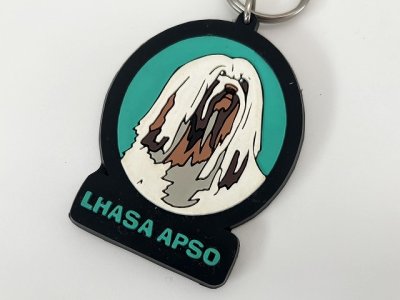 画像2: ヴィンテージ ドッグ 犬 ラサアプソ キーホルダー USA 