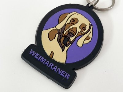 画像2: ヴィンテージ ドッグ 犬 ワイマラナー キーホルダー USA 