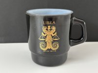 レア！ファイヤーキング ゾディアック ZODIAC 星座 天秤座 マグ ホロスコープ Fire-king USA ヴィンテージ