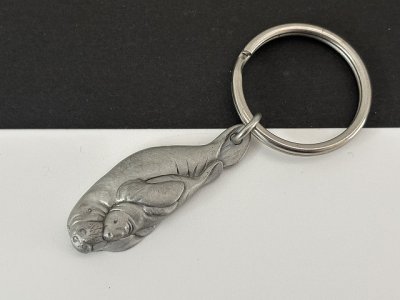 画像1: ヴィンテージ ジュゴン マナティ キーホルダー USA 