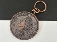BIG! ヴィンテージ コインモチーフ キーホルダー USA 
