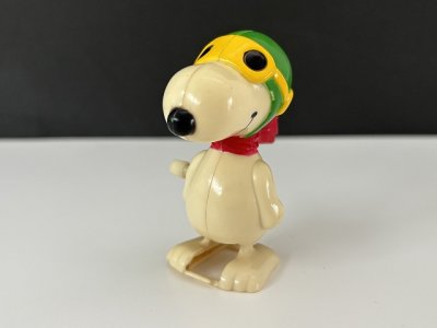 画像1: AVIVA スヌーピー フライングエース WIND-UP TOY ヴィンテージ 1970's 1980's トコトコ PEANUTS
