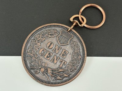 画像3: BIG! ヴィンテージ コインモチーフ キーホルダー USA 
