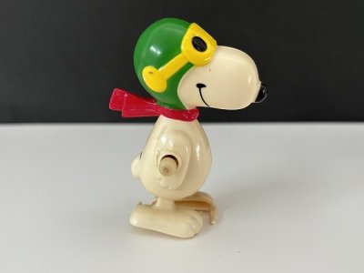 画像4: AVIVA スヌーピー フライングエース WIND-UP TOY ヴィンテージ 1970's 1980's トコトコ PEANUTS