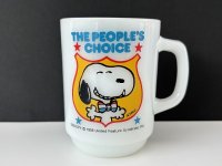 藤井風さん 愛用モデル ファイヤーキング マグカップ スヌーピー マグ プレジデント NO.4 PEANUTS 大統領選 Fire-king SNOOPY USA ヴィンテージ