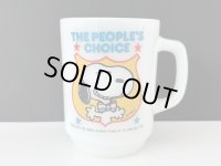 藤井風さん 愛用モデル ファイヤーキング マグカップ スヌーピー マグ プレジデント NO.4 PEANUTS 大統領選 Fire-king SNOOPY USA ヴィンテージ