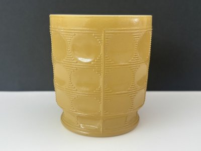画像2: レアマグ ファイヤーキング キャメロット 黄土 マグ Fire-king ヴィンテージ USA