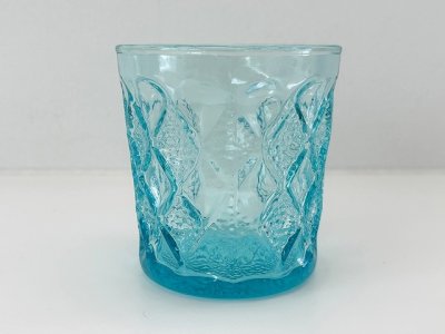 画像2: レアカラー アンカーホッキング ジェムストーン 10oz オンザロック タンブラー アクアマリン ファイヤーキング GEMSTONE ANCHOR HOCKING USA ヴィンテージ