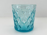 レアカラー アンカーホッキング ジェムストーン 10oz オンザロック タンブラー アクアマリン ファイヤーキング GEMSTONE ANCHOR HOCKING USA ヴィンテージ