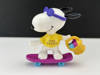 画像1: USA SNOOPY スヌーピー ジョークール PVC フィギュア Whitman's オールド ビンテージ PEANUTS