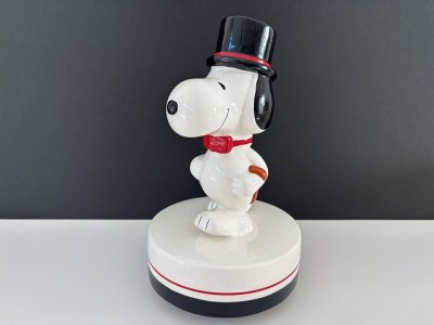 画像1: スヌーピー 1970年代 AVIVA ヴィンテージ オルゴール Music Box PEANUTS USA