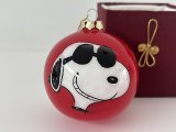 BOX入り デットストック ヴィンテージ スヌーピー JOE COOL ジョークール  クリスマス オーナメント SNOOPY PEANUTS USA
