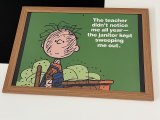 1988年 ピッグペン フレームポスター USA SNOOPY ピーナッツ PEANUTS スヌーピー