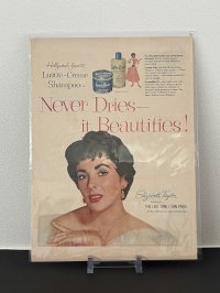 ビンテージ LIFE誌 1954年 ビンテージ広告 切り取り アドバタイジング ポスター