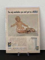 ビンテージ LIFE誌 1954年 ビンテージ広告 切り取り アドバタイジング ポスター