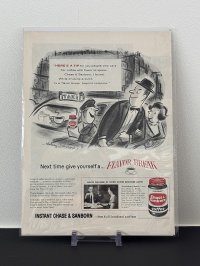 ビンテージ LIFE誌 1957年 ビンテージ広告 切り取り アドバタイジング ポスター