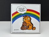 1980年代 ENESCO USA ヴィンテージ ガーフィールド プーキー タイル ディスプレイ Garfield 