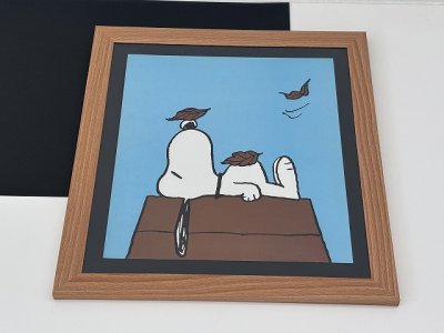 画像2: 1979年 スヌーピー フレーム ポスター USA SNOOPY ピーナッツ PEANUTS ヴィンテージ