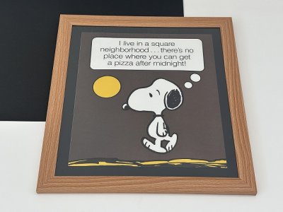 画像2: 1979年 スヌーピー フレーム ポスター USA SNOOPY ピーナッツ PEANUTS ヴィンテージ