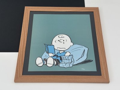 画像2: 1979年 スヌーピー チャーリーブラウン フレーム ポスター USA SNOOPY ピーナッツ PEANUTS ヴィンテージ