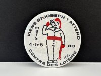 1983年 ビンテージ 缶バッジ 缶バッチ USA ユーロ EURO vintage ヴィンテージ