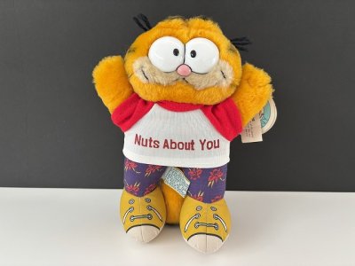 画像1: USA ヴィンテージ ガーフィールド ぬいぐるみ Garfield 1980s