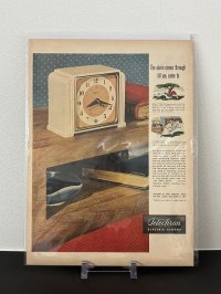Telechron ビンテージ LIFE誌 1946年 ビンテージ広告 切り取り アドバタイジング ポスター
