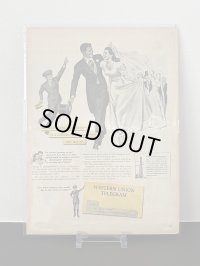 ビンテージ LIFE誌 1946年 ビンテージ広告 切り取り アドバタイジング ポスター