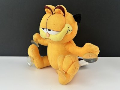 画像2: USA 吸盤付き ガーフィールド ぬいぐるみ Garfield オールド 