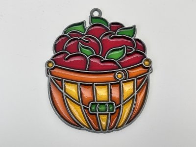 画像2: ステンドグラス風 ウォールデコ サンキャッチャー 壁掛け飾り USA オールド ヴィンテージ vintage