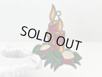 ステンドグラス風 ウォールデコ サンキャッチャー 壁掛け飾り USA オールド ヴィンテージ vintage