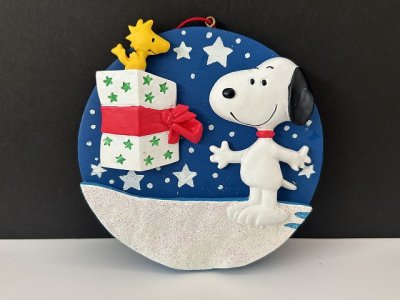 画像2: 箱付き ヴィンテージ スヌーピー ウッドストック 壁掛け飾り オーナメント SNOOPY PEANUTS USA