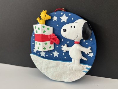 画像3: 箱付き ヴィンテージ スヌーピー ウッドストック 壁掛け飾り オーナメント SNOOPY PEANUTS USA
