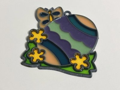 画像2: ステンドグラス風 ウォールデコ サンキャッチャー 壁掛け飾り USA オールド ヴィンテージ vintage