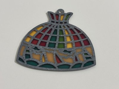 画像3: ステンドグラス風 ウォールデコ サンキャッチャー ランプ 壁掛け飾り USA オールド ヴィンテージ vintage