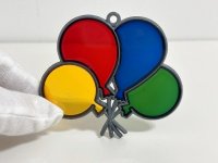 ステンドグラス風 ウォールデコ サンキャッチャー 風船 バルーン 壁掛け飾り USA オールド ヴィンテージ vintage