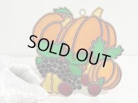 ステンドグラス風 ウォールデコ サンキャッチャー 壁掛け飾り USA オールド ヴィンテージ vintage