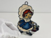 ステンドグラス風 ウォールデコ サンキャッチャー 壁掛け飾り USA オールド ヴィンテージ vintage