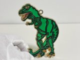 ステンドグラス風 ウォールデコ サンキャッチャー 恐竜 壁掛け飾り USA オールド ヴィンテージ vintage