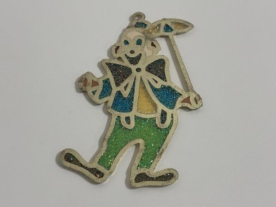 画像3: ステンドグラス風 ウォールデコ サンキャッチャー ピエロ 壁掛け飾り USA オールド ヴィンテージ vintage